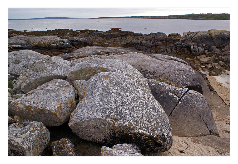 irish beach rocks