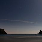 Irish coast by night