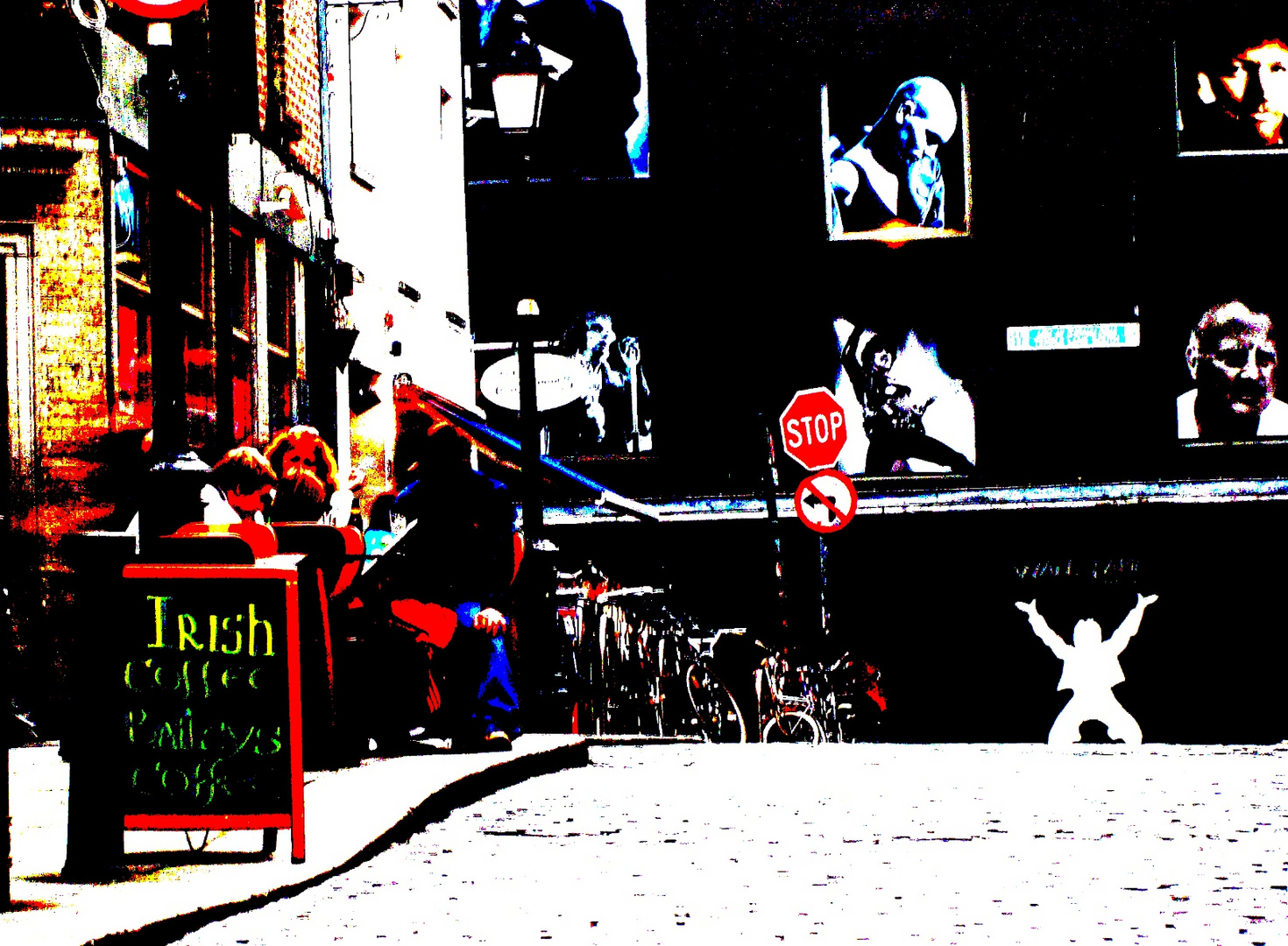 Irish coffee in Temple Bar