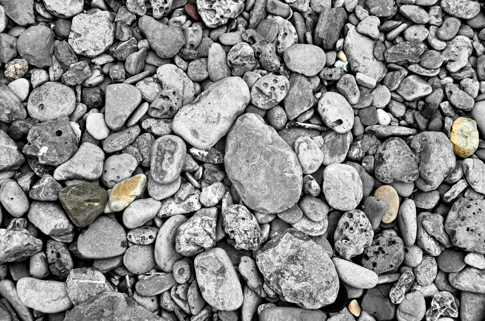 ... irish stones at the beach ...