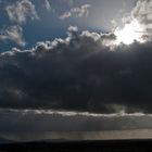 irish weather dark clouds and sunshine