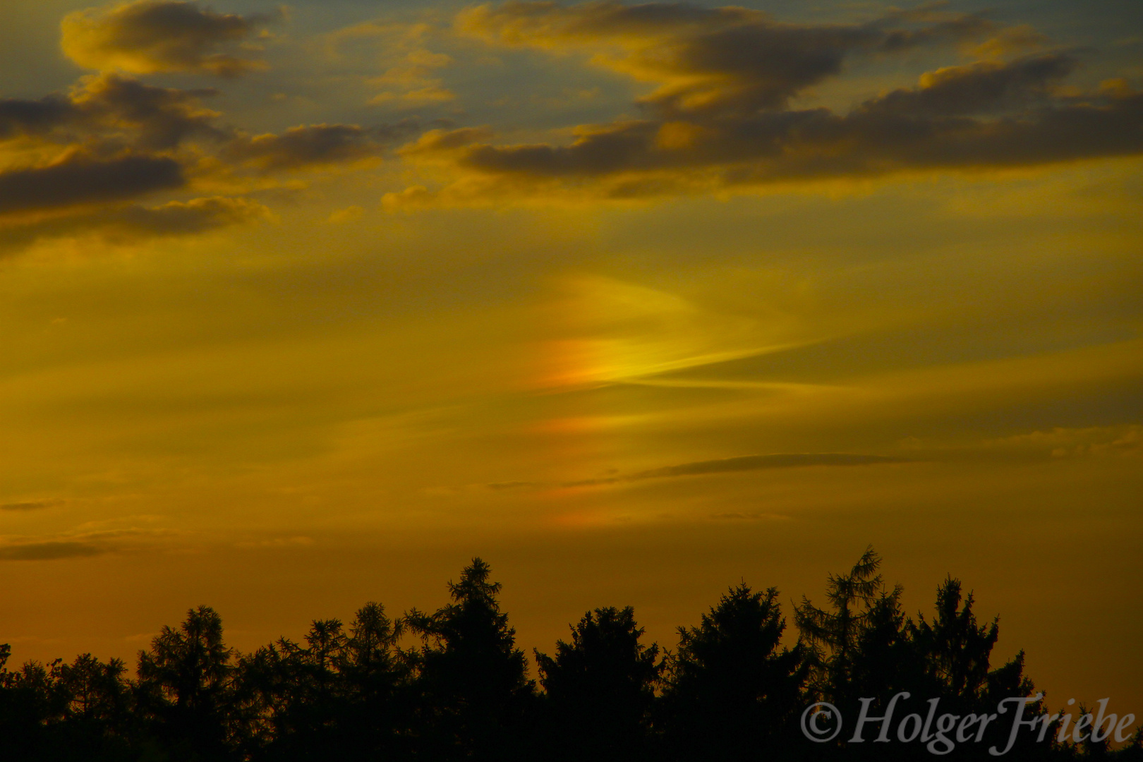 Irisierende Wolken 1