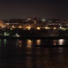 Irkutsk, linksseitiges Angara-Ufer in der Nacht