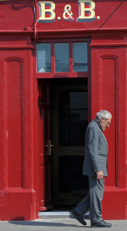 Irland, alter Mann von Urs Jenzer