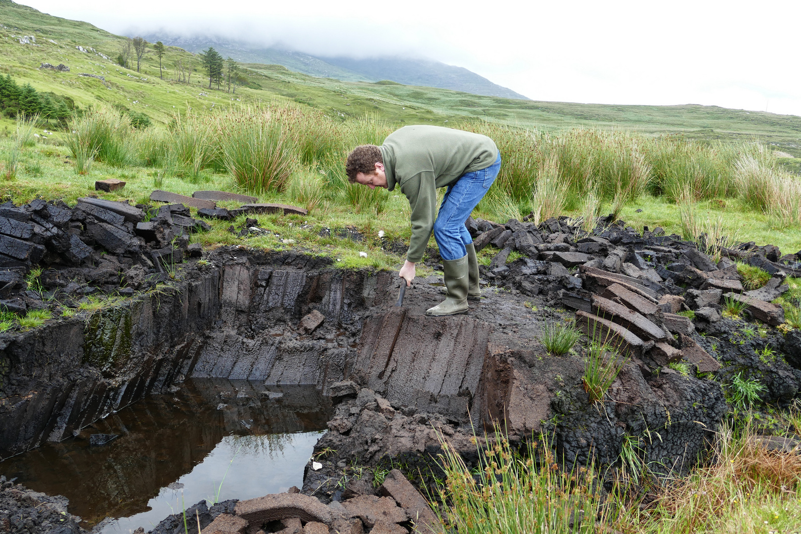 Irland - beim Torfstecher Walsh