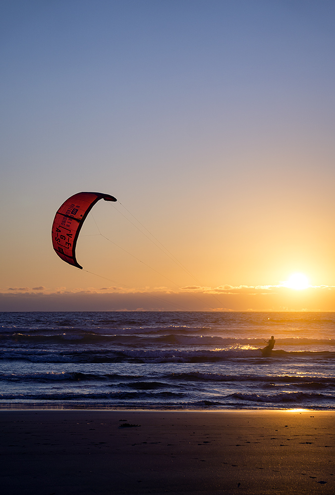 Irland - County Sligo - Kite Surfer