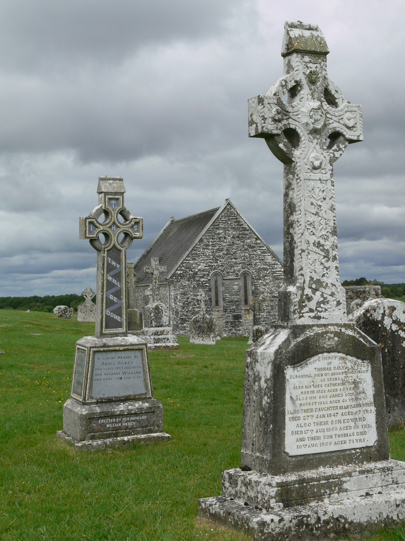 Irland, Klosteranlage Clonmacnoise