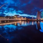 Irland - Samuel Beckett Bridge Panorama in Dublin