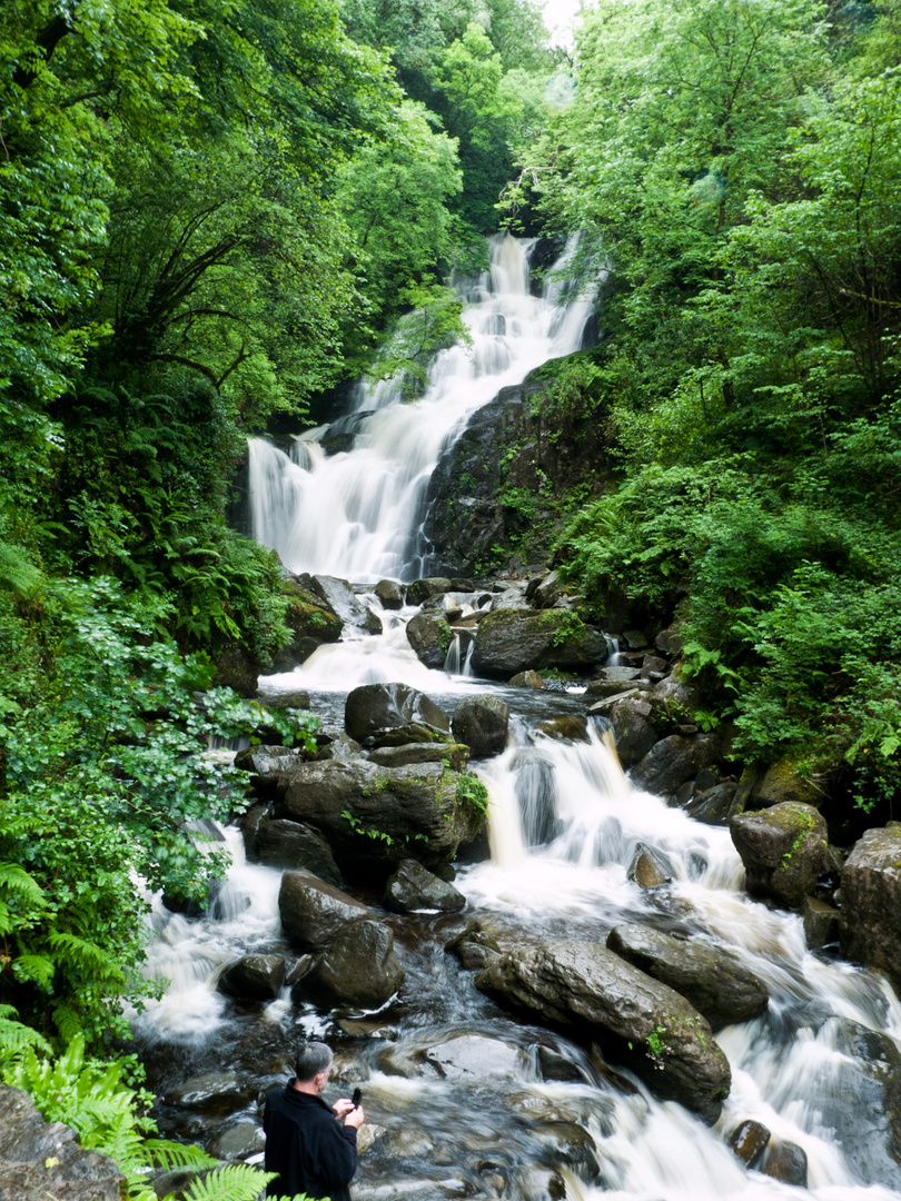 Irland, Torc Waterfall, Killarney National Park