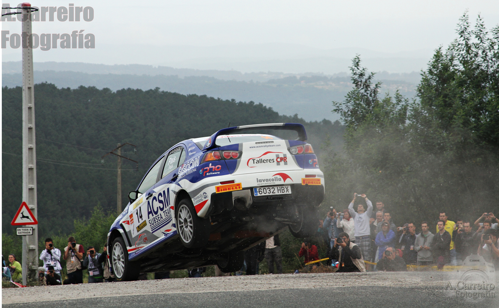 Irmáns Pais Rally Ourense 2011 Lancer EVO X