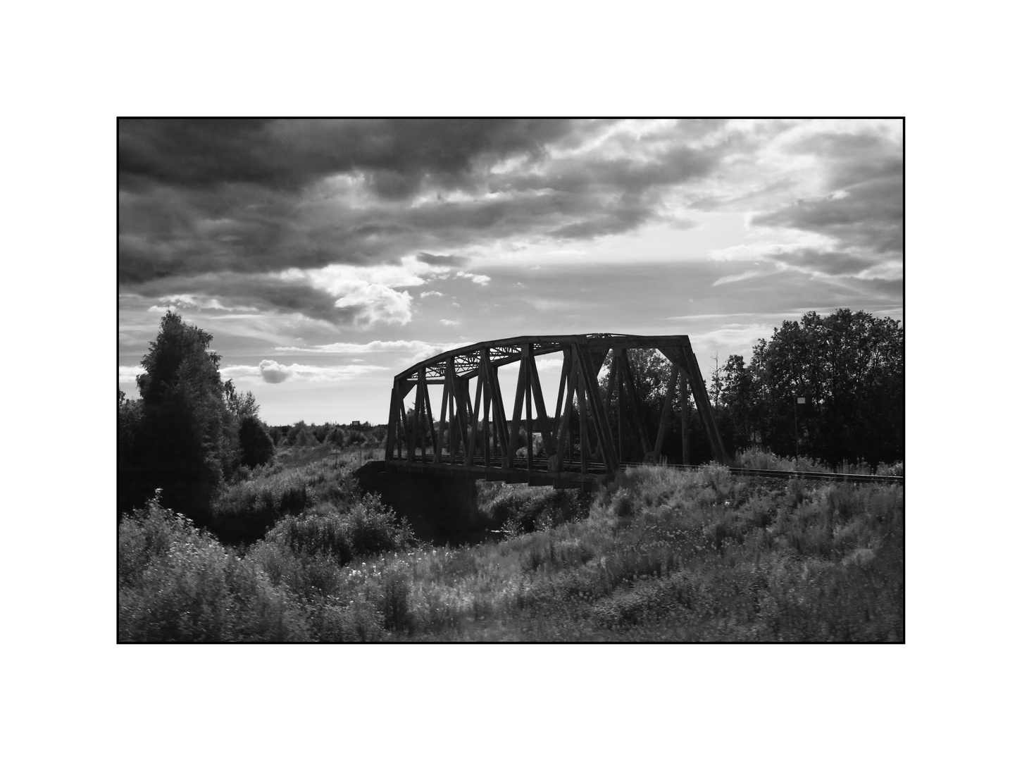 Iron bridge on the way to Pori