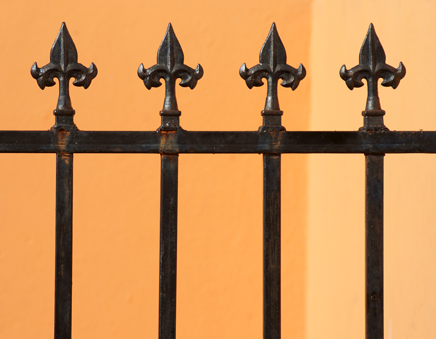 Iron fence