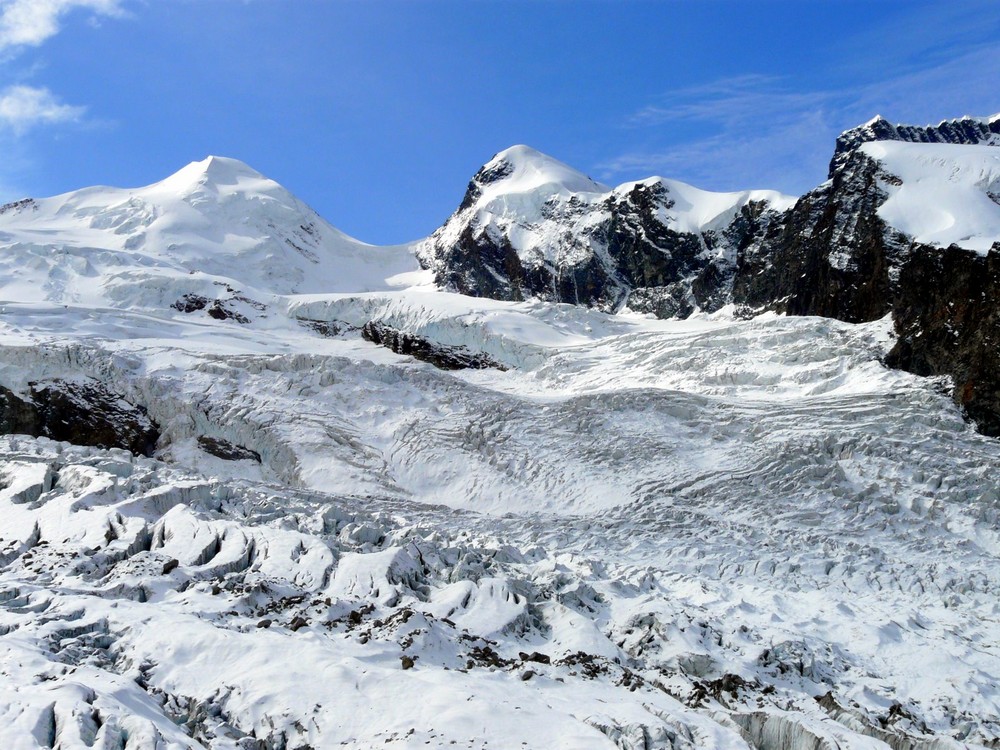 Irrgarten Zwillingsgletscher Castor / Pollux / Roccia Nera