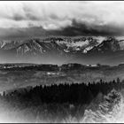 Irschenberg mit Spitzinggebiet v Höhenrain aus