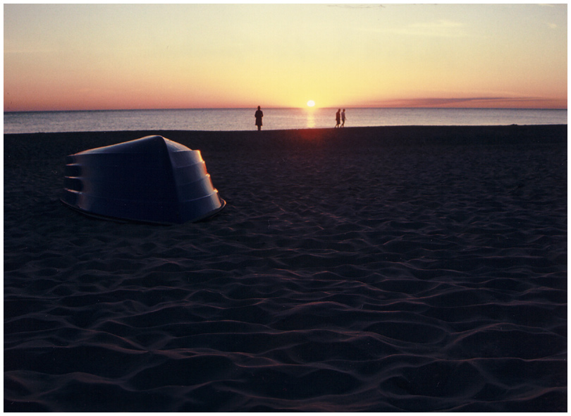 Isabella am Strand von Westerland