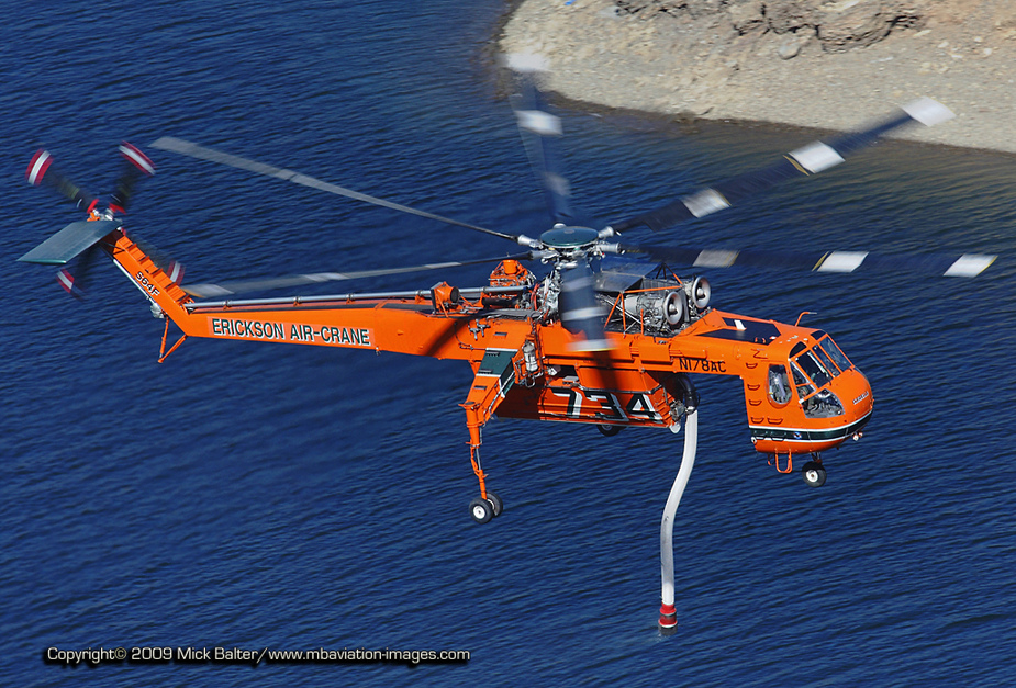 *** ´Isabelle´ - S-64F Skycrane - Station Fire LA County 05.10.2009 ***