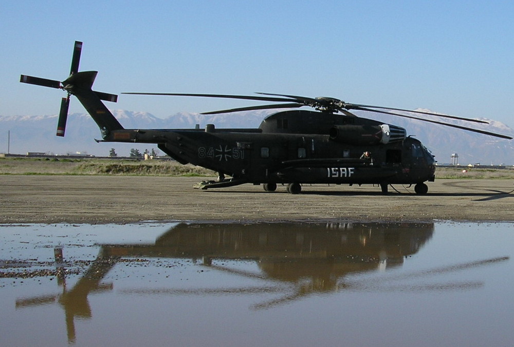 ISAF CH53gs in Kunduz