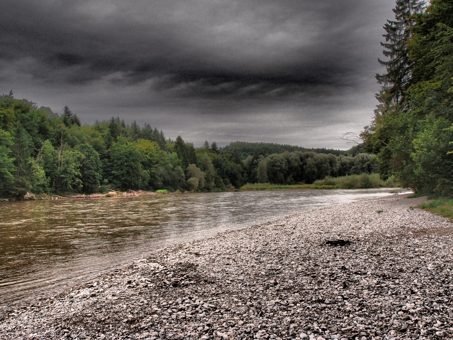 Isar beim Georgensstein