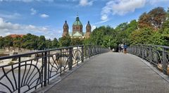  Isar-Brücke zur St. Lukaskirche
