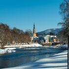 Isar im Schnee