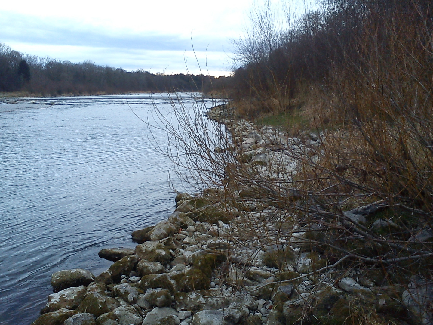 Isar im Winter