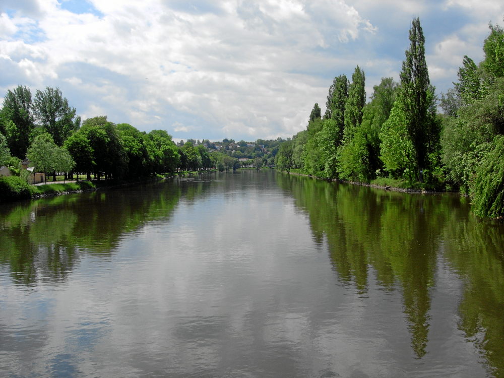 Isar in Landshut