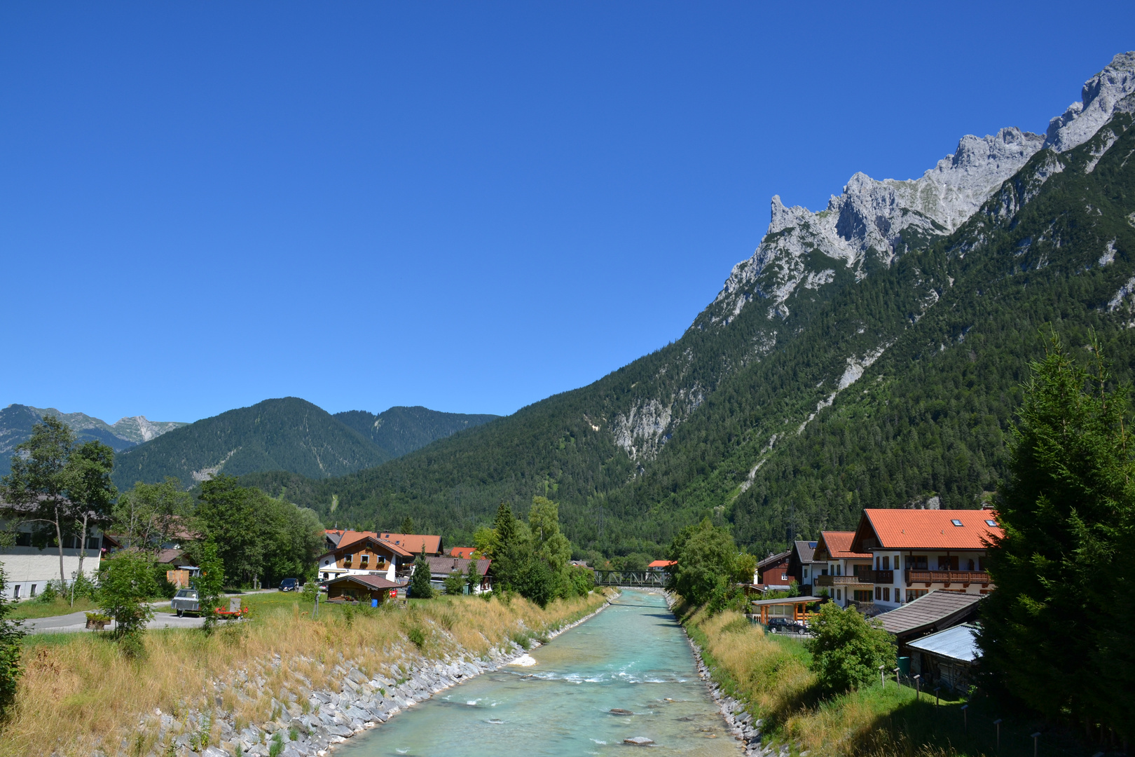 Isar in Mittenwald