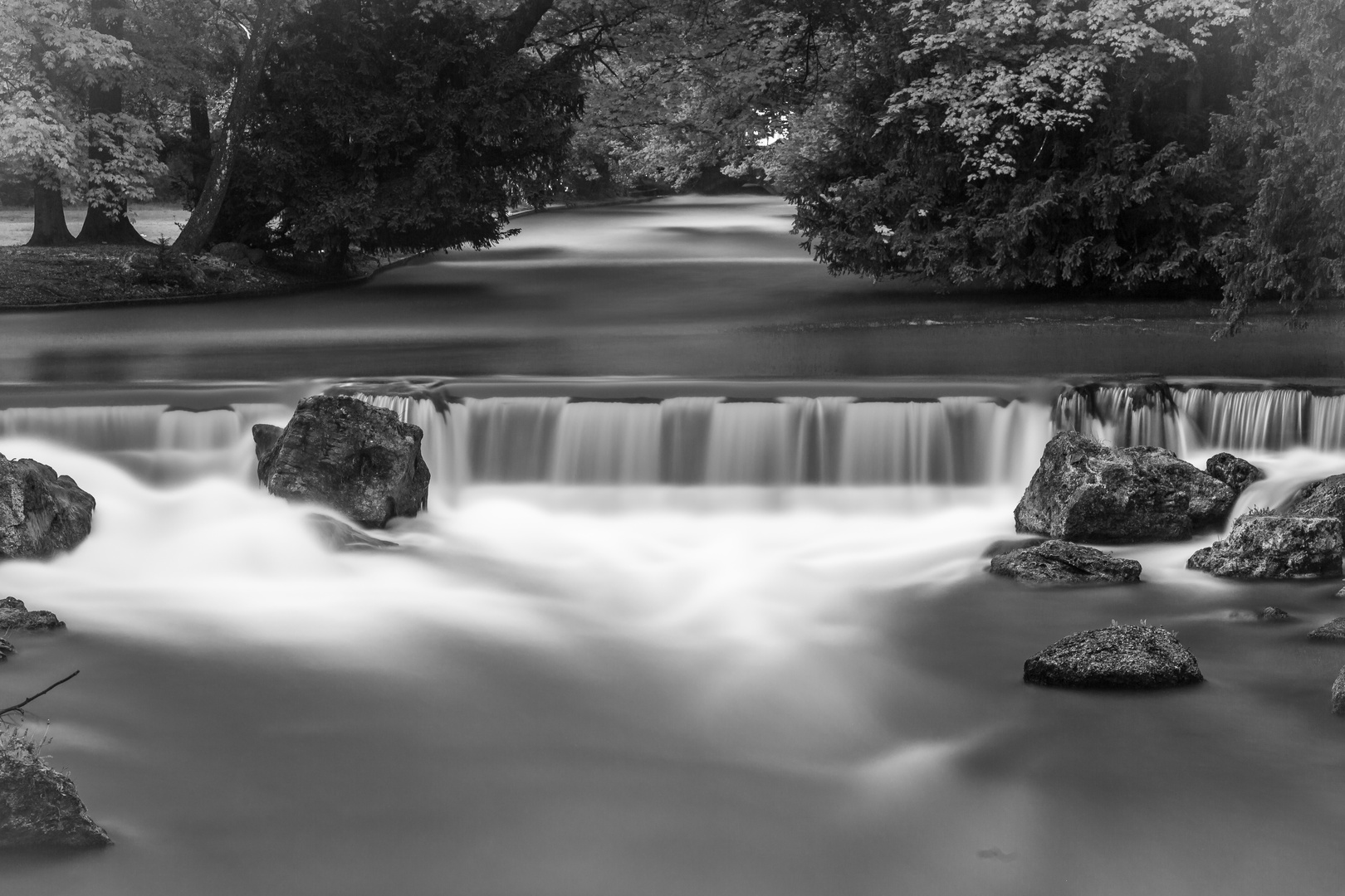 Isar Langzeitbelichtung