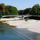 Isar mit "Kabelsteg" ...