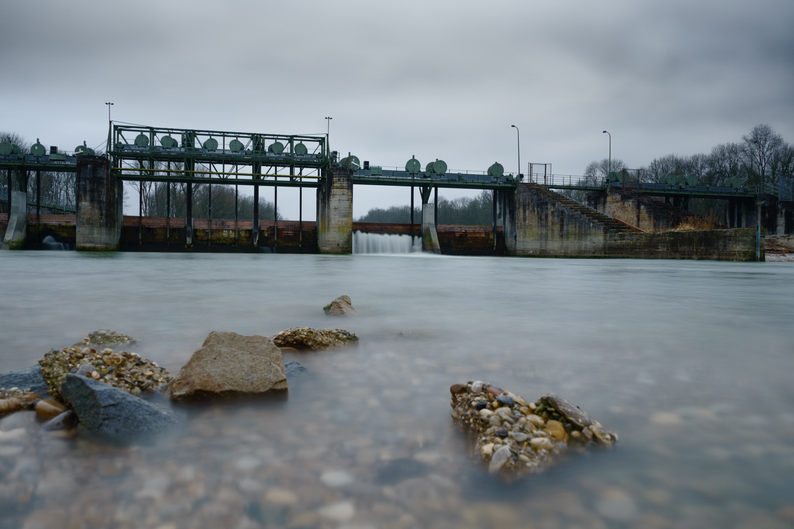 Isar-Wehr bei Moosburg