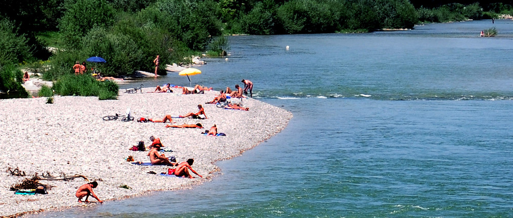 ISARIDYLLE BEI 30 GRAD