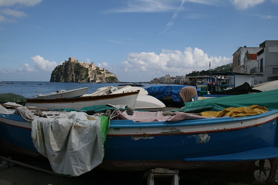 Ischia Ponte mit dem Castello Aragonese