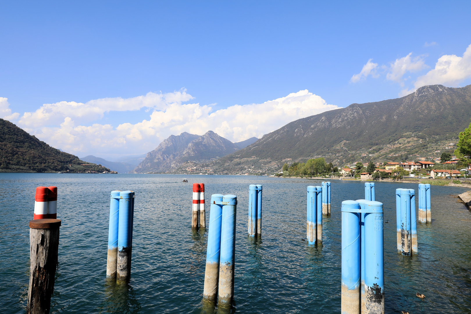 Iseo See bei Sulzano (Italien)