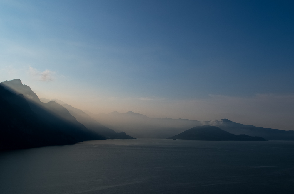 Iseosee am frühen Morgen