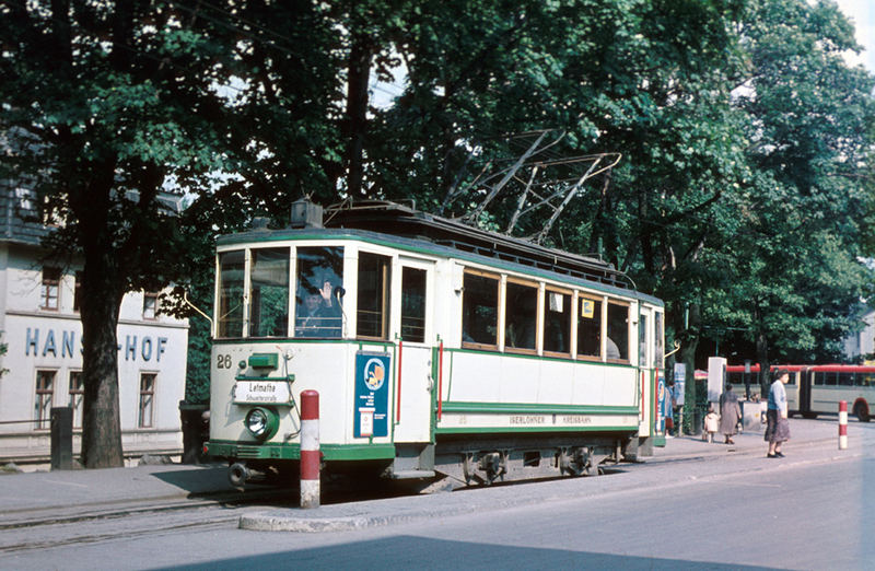 Iserlohner Kleinbahn 1958 in Farbe RARITÄT hoch3