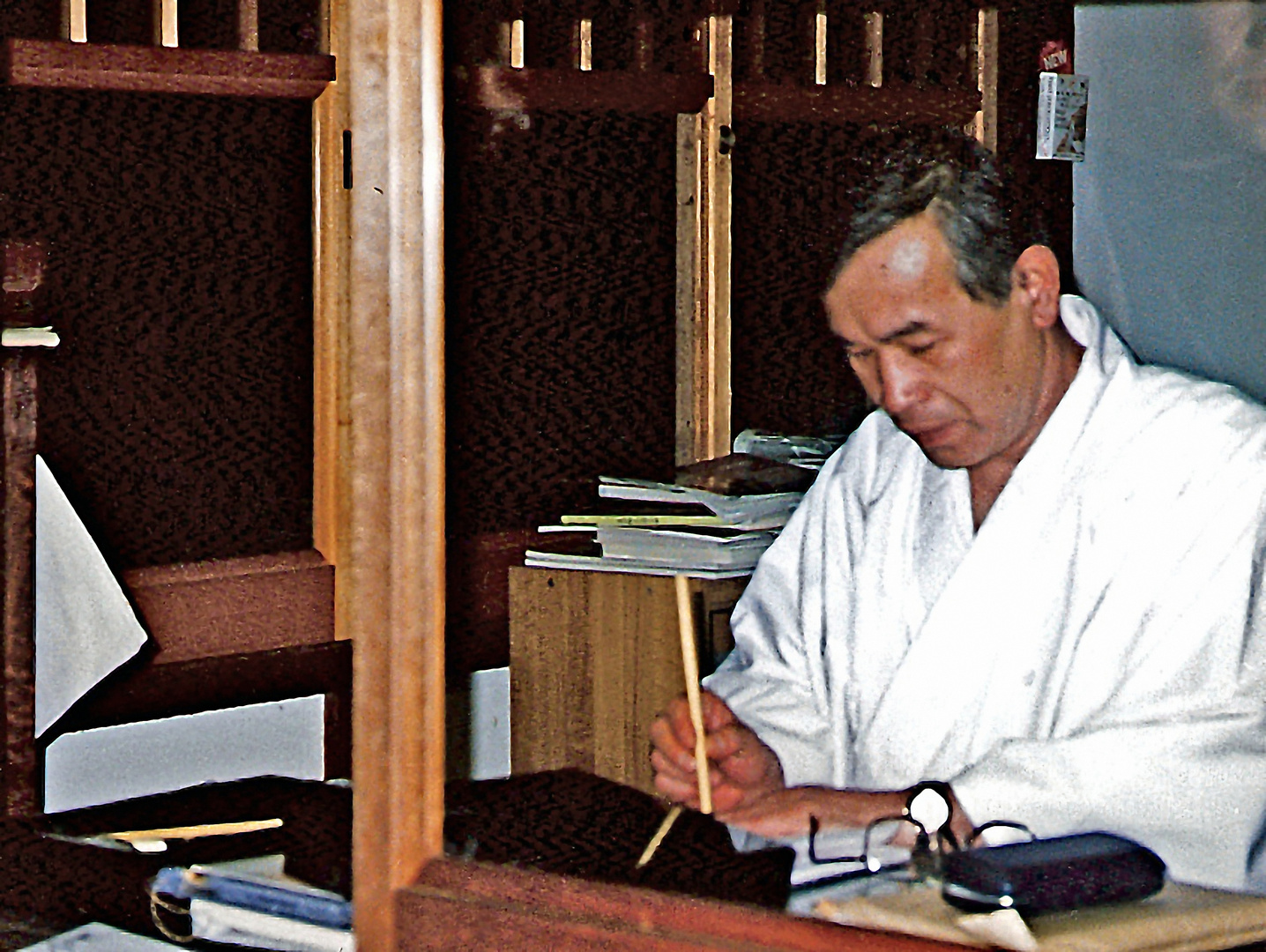 Iseshi: ein Mönch schreibt in mein Tempelbuch (MW 1997.02.20.)