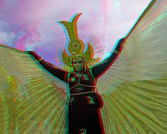 Isis Wings (3D-Anaglyphe)