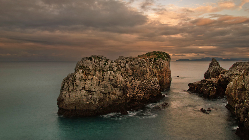 Isla de las Gaviotas al atardecer