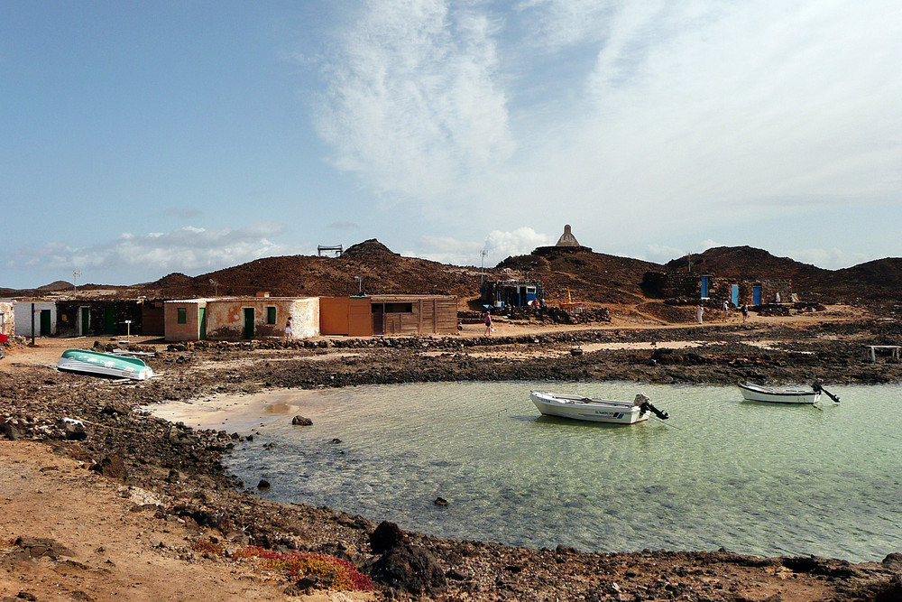 Isla de Lobos; El Puertito- sicher das baufälligste Fischerdorf von Fuerteventura