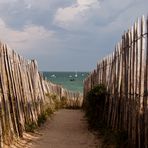 Isla de Re. Acceso a la playa.