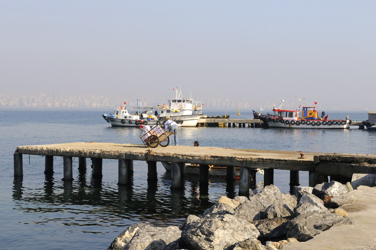 Isla del principe. pescadores