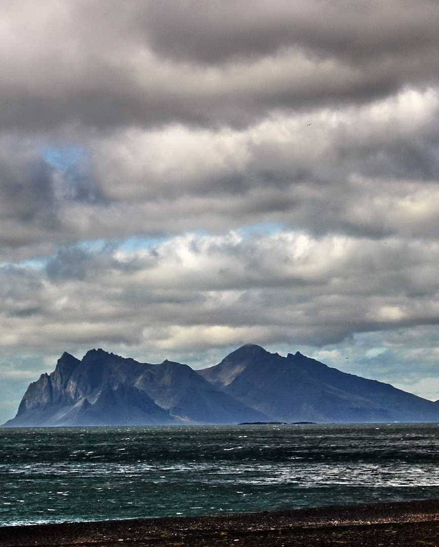 Island 2014: Blick übers Meer