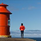 Island 2016 #005 Leuchtturm-Wärterin an Ostersonntag