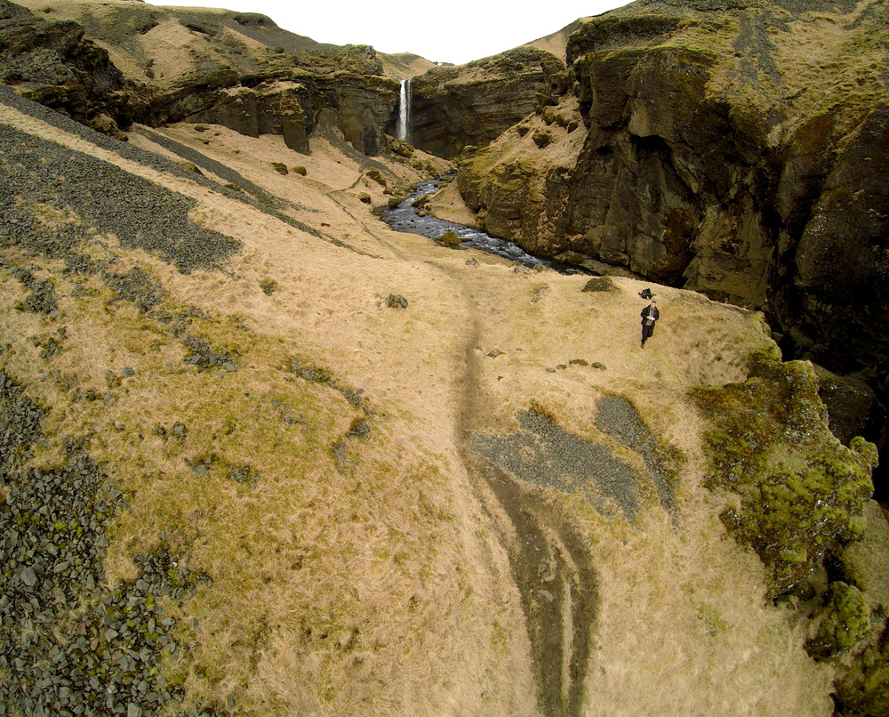 Island 2016 #007 Flug zum Wasserfall