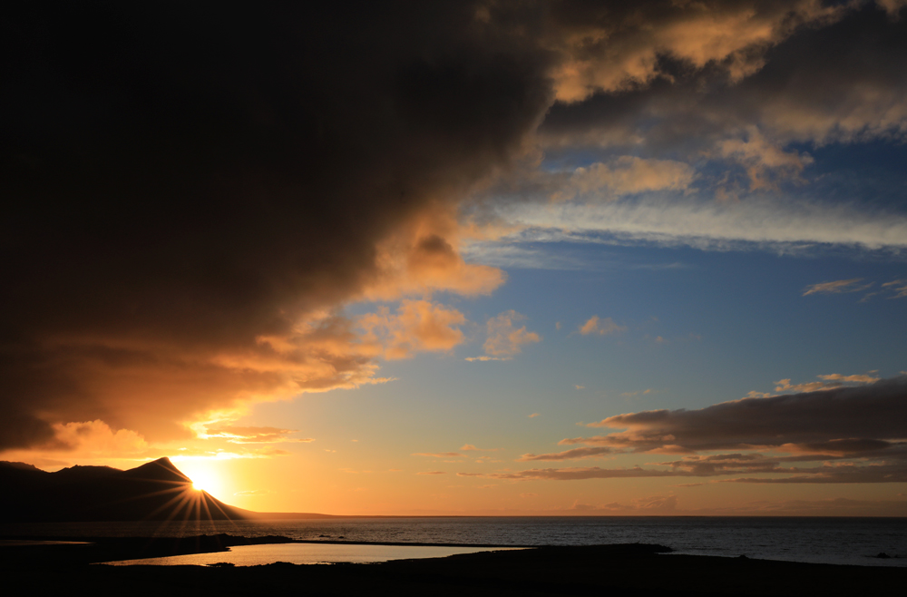 Island 2017 #03 Sonnenuntergang in Snaefellsnes