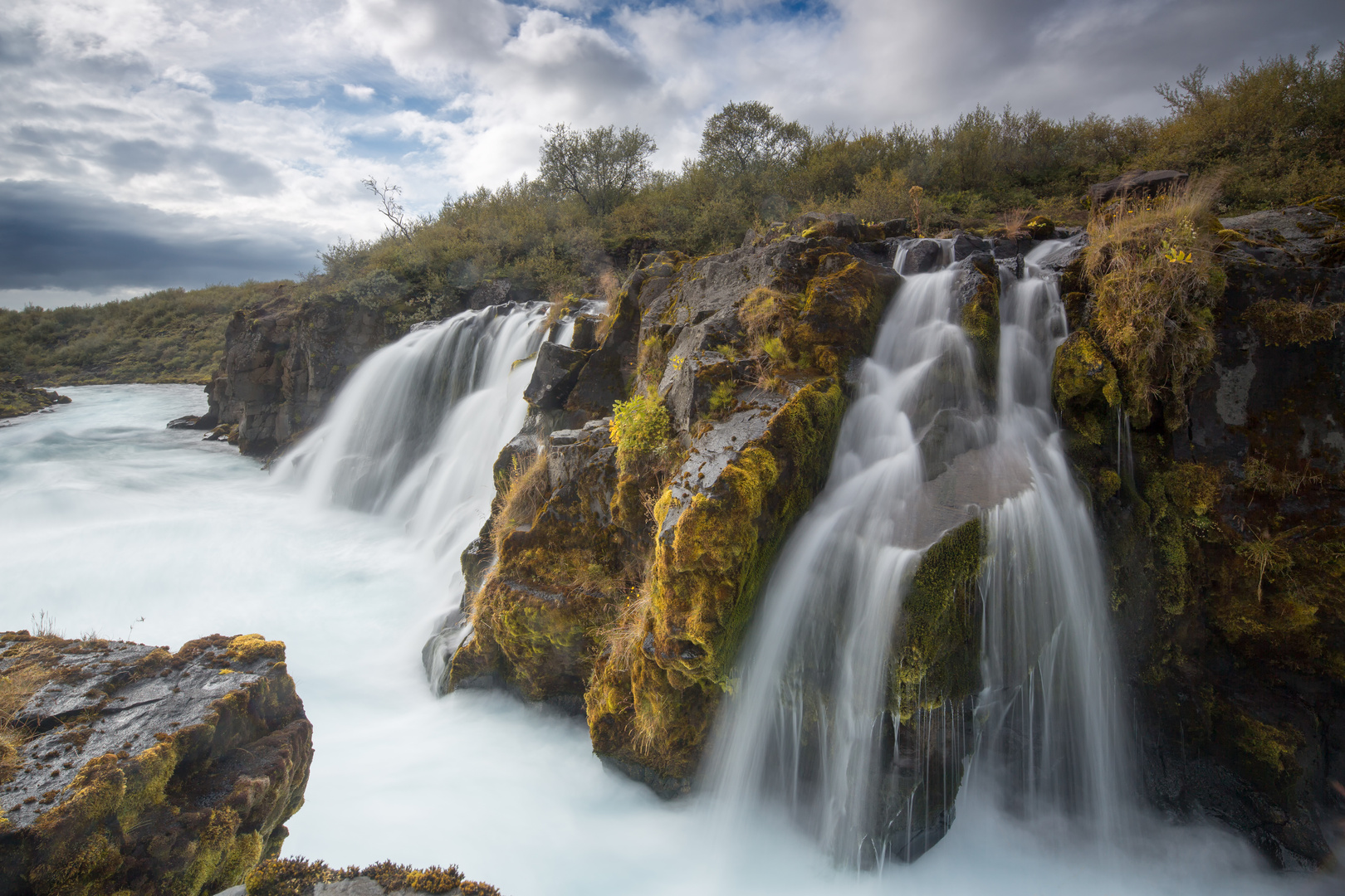 Island {9} Hlauptungufoss í Brúará (mit Brett)