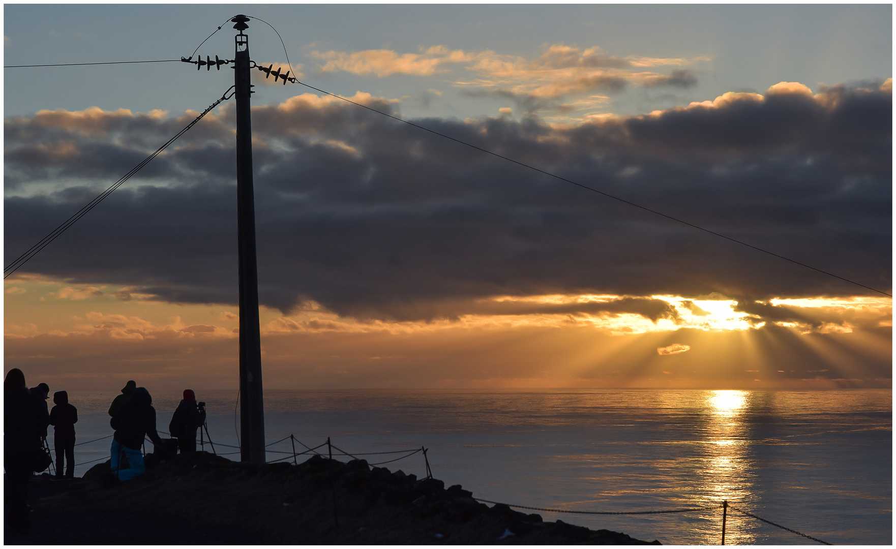 Island-Abendsonne