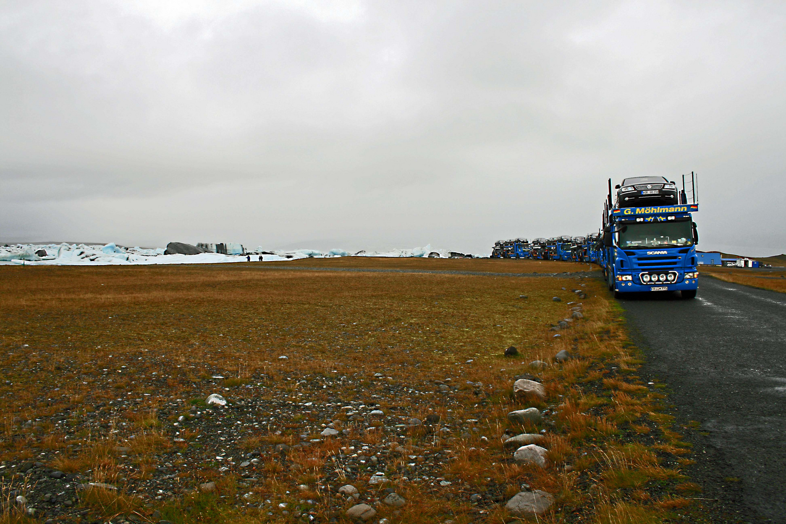 Island am Jökulsárlón Gletscher.