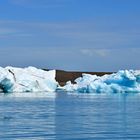 Island, auf der Gletscherlagune Jökulsarlon