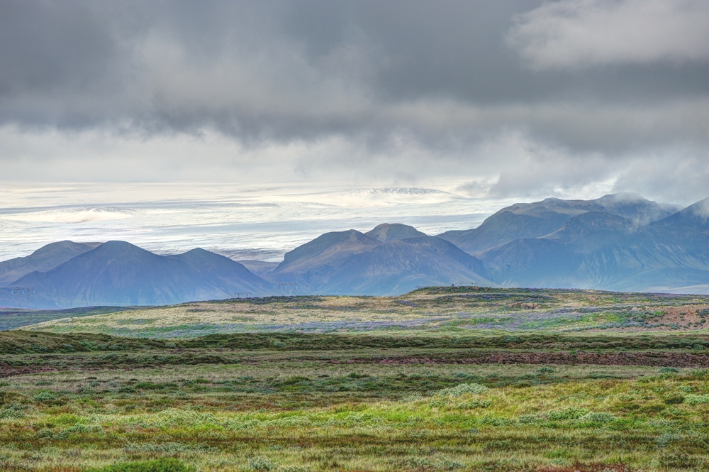 Island, Blick auf den Langjökull